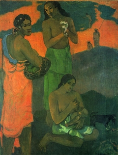 Women on the Seashore (Motherhood) by Paul Gauguin