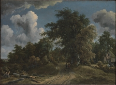 Woodland Road by Meindert Hobbema