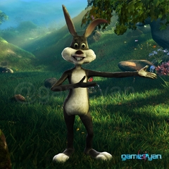 3D Bunny character modeling for short animated film by Game Art Outsourcing Studio by GameYan Studio