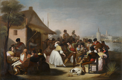 A Dance in Triana by Francisco de Paula Escribano