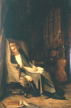 A Musician's Reverie by John Pettie - John Pettie - ABDAG004097 by John Pettie