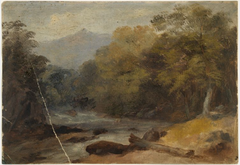 A Woodland Stream by William Howis senior