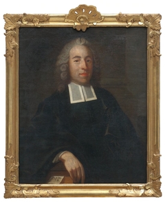 Abraham Pettersson, 1724-1763, teol.dr, hovpredikant, gift med Ulrika Elisabet von Hauswolff by Lorens Pasch the Elder