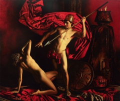 Achilles and Amazon by Alexey Golovin