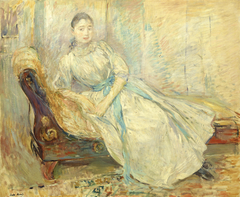 Albine Sermicoli in the Studio by Berthe Morisot