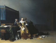 Allegorie op de vergankelijkheid by Hendrik Gerritsz Pot