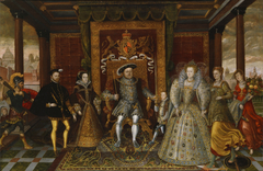 An Allegory of the Tudor Succession: The Family of Henry VIII by Anonymous