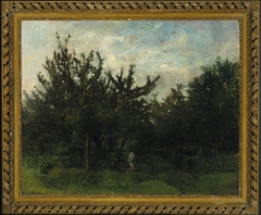 ''An Apple Orchard'' by Charles-François Daubigny