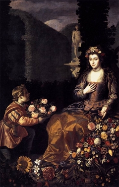 An Offering to Flora by Juan van der Hamen