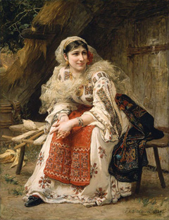 Armenian Woman. by Frederick Arthur Bridgman