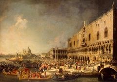 Arrival of the French Ambassador in Venice by Canaletto