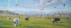 Ascending Cows, a.k.a. the Great Bovine Rapture by Paul Bond