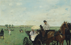 At the Races in the Countryside by Edgar Degas