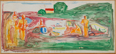 Bathers on the Beach by Edvard Munch