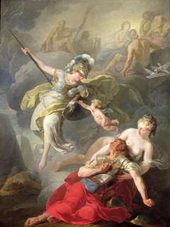 Battle Between Minerva and Mars by Joseph-Benoît Suvée