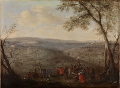 Battle Scene by Adam Frans van der Meulen