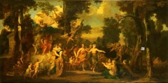 Besuch der Minerva bei den Musen auf dem Parnass by Gerard de Lairesse