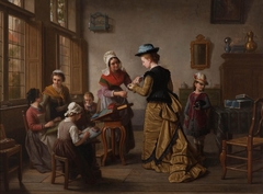 Bezoek aan het naaiatelier by Basile de Loose