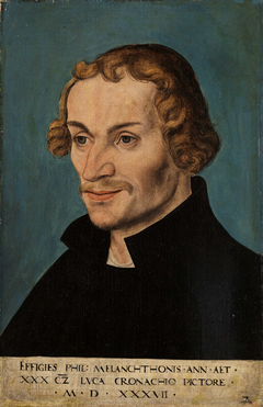 Bildnis des Reformators Philipp Melanchthon by Lucas Cranach the Elder