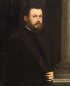 Bildnis eines jungen bärtigen Mannes by Jacopo Tintoretto