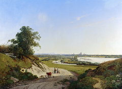 Blick von Oberföhring auf München by Ernst Kaiser