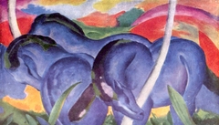 Blue Horses by Franz Marc