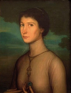 Boceto de Ysolina Galleg by Julio Romero de Torres