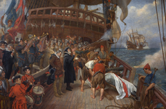 Burial of Admiral Drake by Thomas Davidson