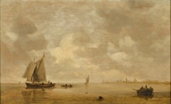 Calm Sea by Jan van Goyen