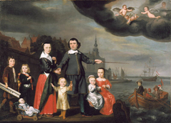 Captain Job Jansse Cuijter and His Family by Nicolaes Maes