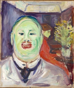 Caricature Portrait of Henrik Lund by Edvard Munch