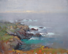 Cat. No. 1026 Moody Evening, Garrapata, Big Sur by Barry John Raybould