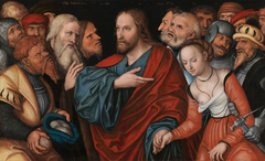 Christ and the Adulteress by Lucas Cranach the Younger