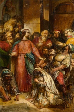 Christ and the Woman Taken in Adultery by Robert Scott Lauder