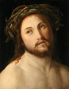 Christ in the crown of thorns. by Georg Pencz