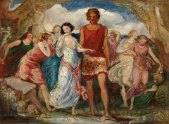 Cimon and Iphigenia by John Everett Millais