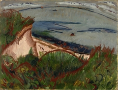 Coastal Landscape on Fehmarn by Ernst Ludwig Kirchner