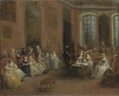 Concert in the Paris Home of Pierre Crozat by Nicolas Lancret