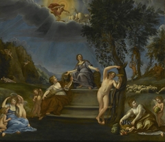 Cybele and the seasons or Allegory of the Earth by Francesco Albani