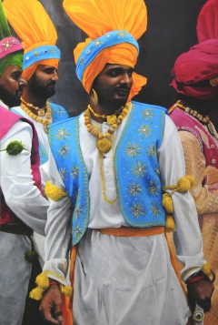 Dancers at the International Eisteddfod by Harry Robertson