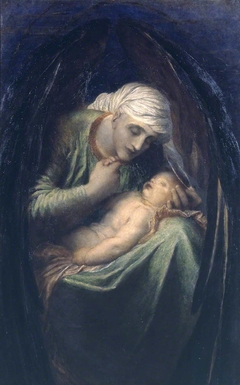 Death Crowning Innocence by George Frederic Watts