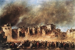 Der Brand im Quartier von San Marcuola by Francesco Guardi