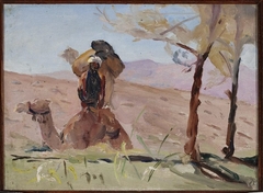 Desert. Resting in Mount Lebanon. From the journey to Palestine by Jan Ciągliński