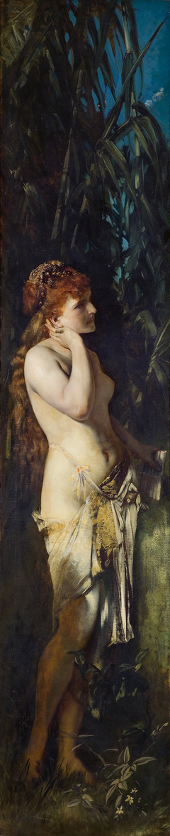 Die fünf Sinne: Das Gehör by Hans Makart