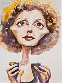 Edith Piaf by Milena Gaytandzhieva