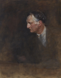 Edward Grey, Viscount Grey of Fallodon, 1862 - 1933. Statesman. (Study for portrait in Statesman of the Great War, National Portrait Gallery, London) by James Guthrie