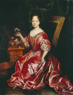 Élisabeth Charlotte d'Orléans, Mademoiselle de Chartres (1676-1744) by Louis Ferdinand Elle the Younger