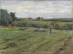 Erntefeld by Max Liebermann