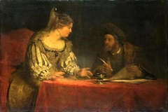 Esther und Mardochai by Arent de Gelder