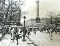 Eugene Galien-Laloue - Place de La Bastille - ABDAG000612 by Eugène Galien-Laloue